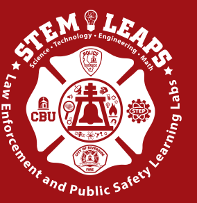 STEM in Law Enforcement & Public Safety logo from the STEP program flyer