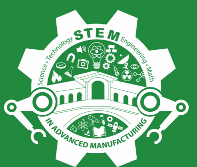STEM in Advanced Manufacturing logo from the STEP program flyer