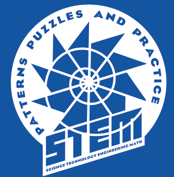 Patterns, Puzzles & Practice logo from the STEP program flyer